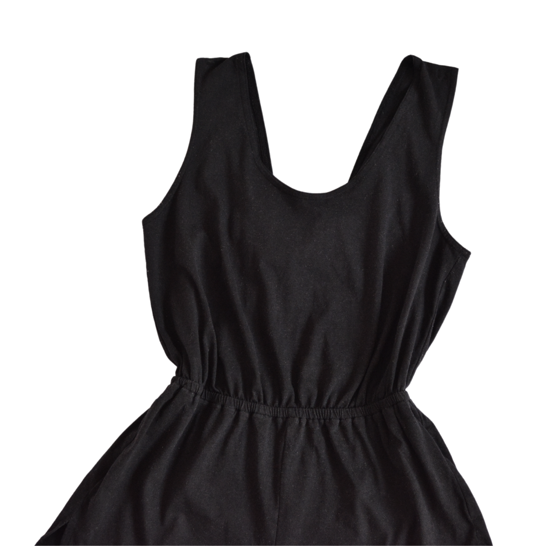 Jumper negro con escote