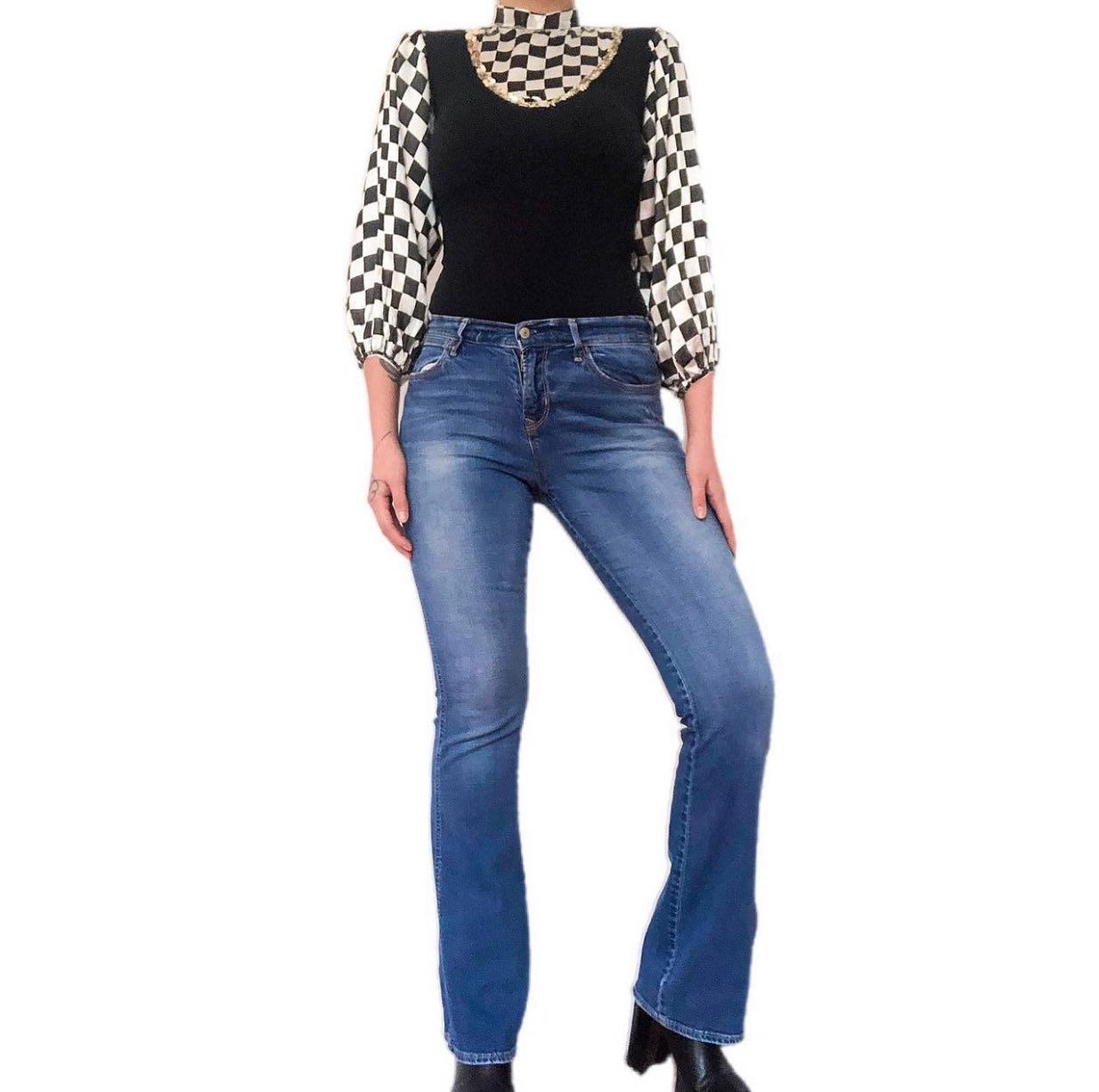 Flared jeans