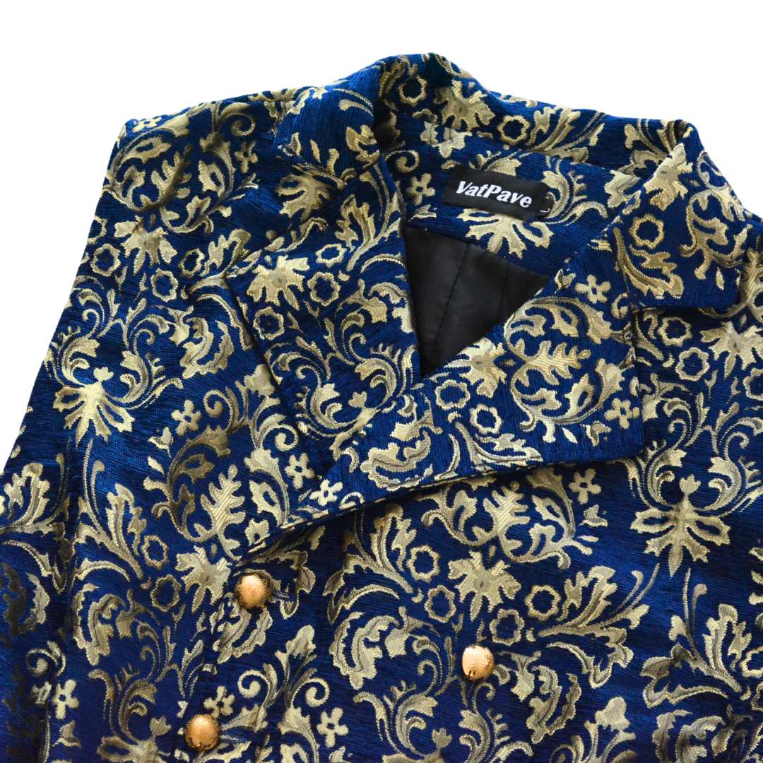 Chaleco vintage 90s brocado