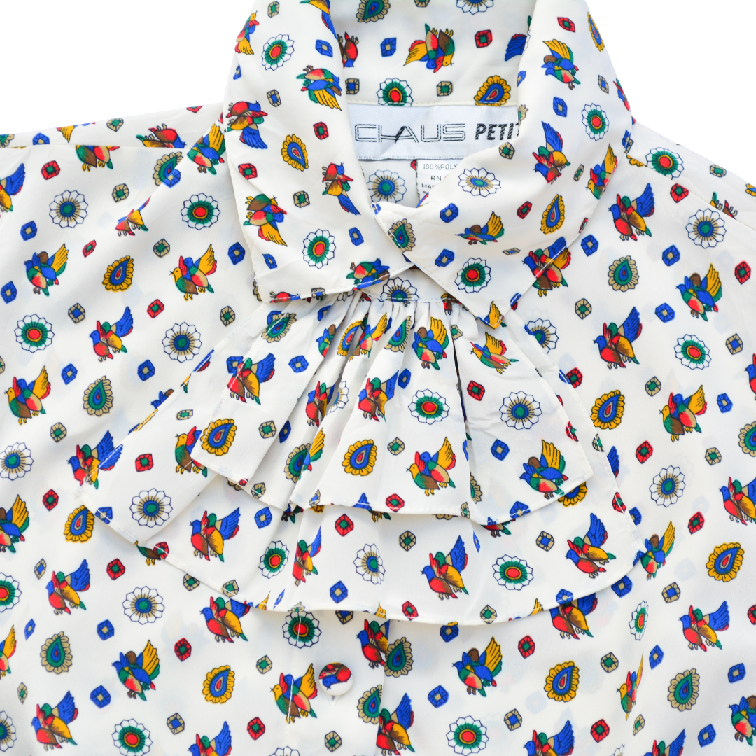 Blusa victoriana 1980