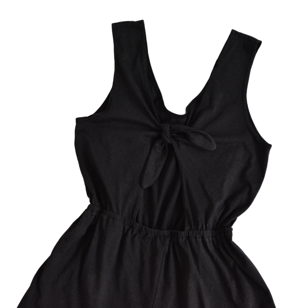 Jumper negro con escote