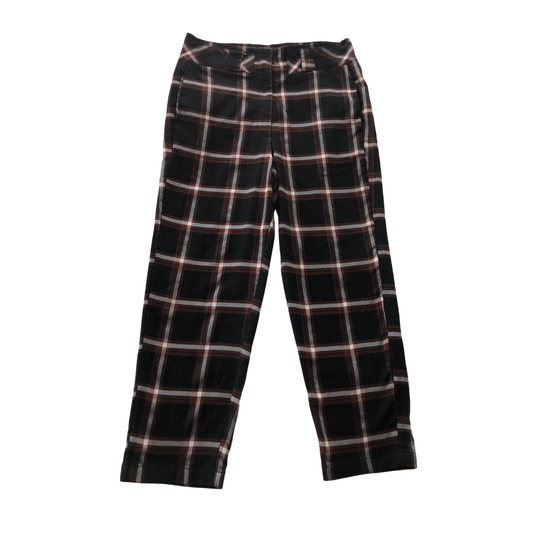 Trouser cuadriculado tiro alto