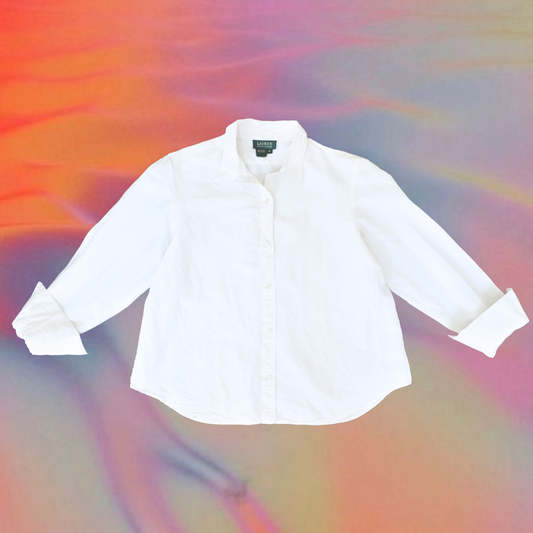 Camisa seda blanca