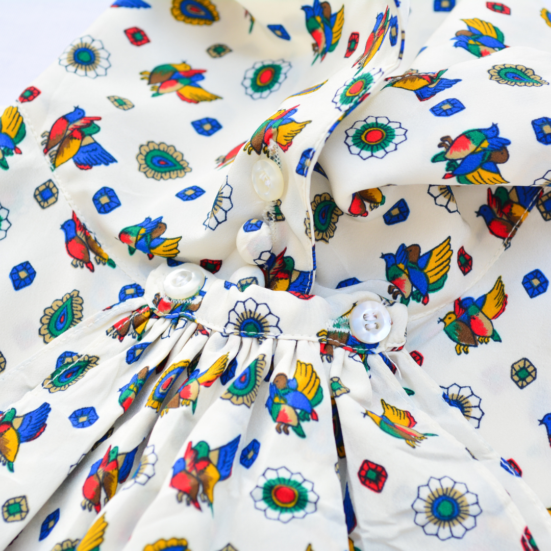 Blusa victoriana 1980