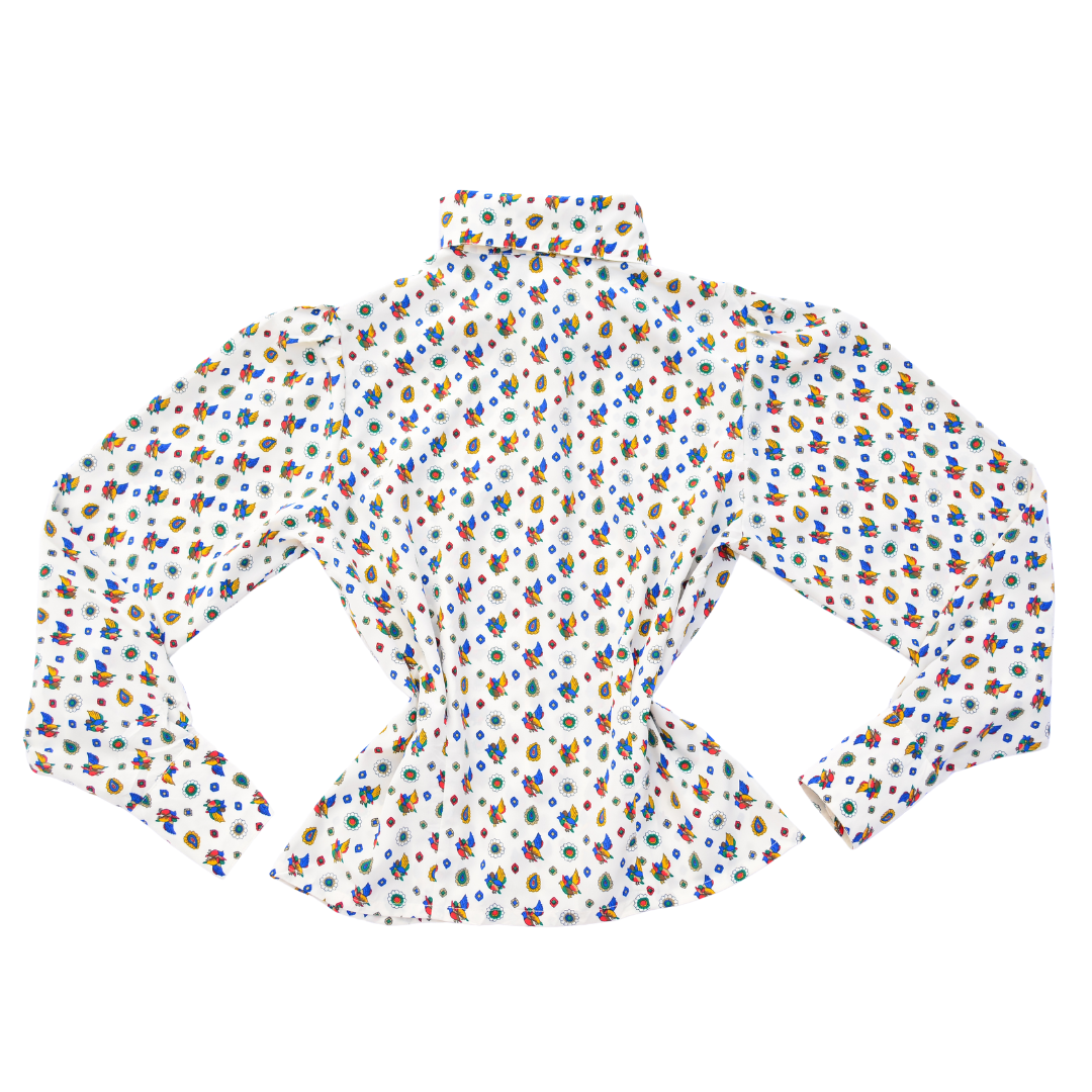 Blusa victoriana 1980