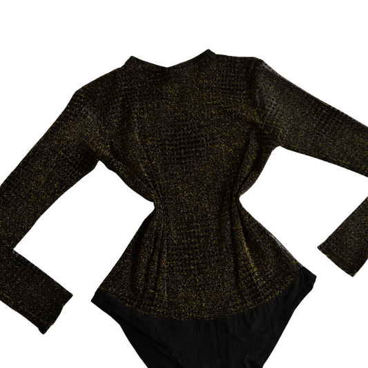 Bodysuit glitter mesh
