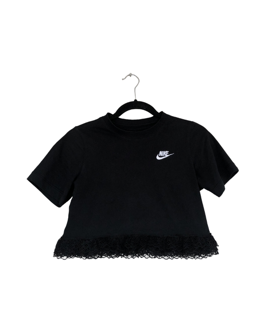 Blusa upcycling Nike tee negra