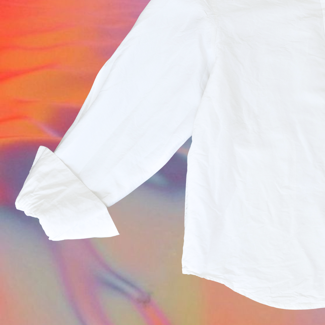 Camisa seda blanca