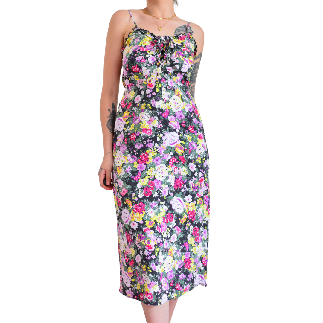 Vestido largo floral
