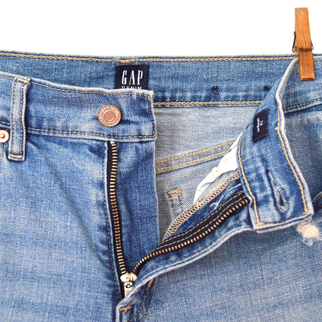 Jeans denim Gap tiro alto