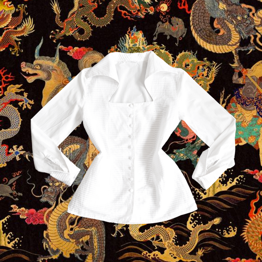 Blusa Rayure Paris 90s