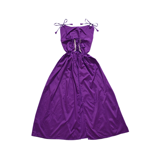Vestido morado vintage corset