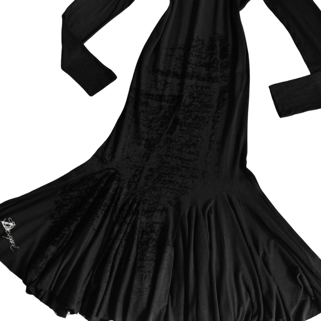 Vestido Desigual negro