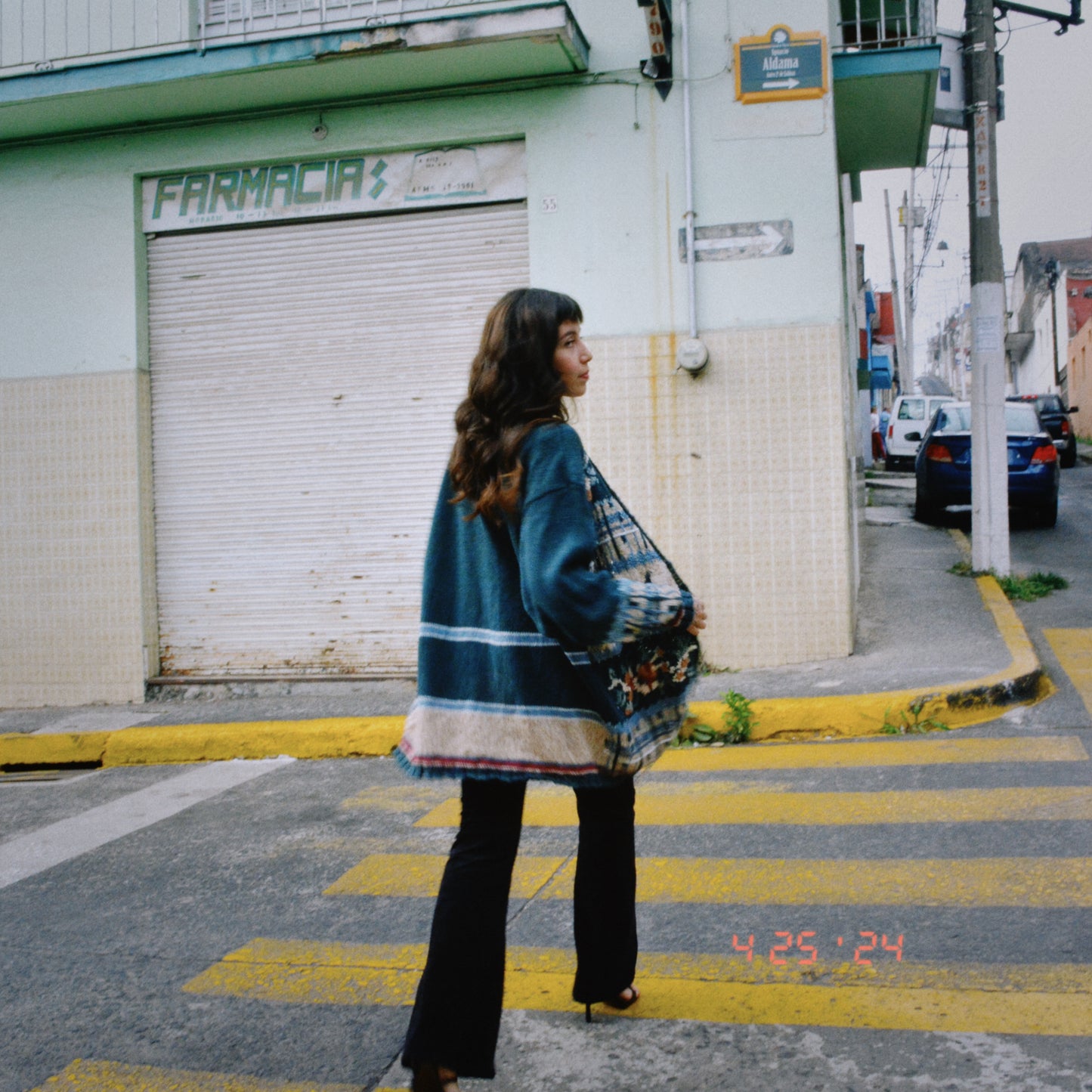Cardigan 1997 bordado floral