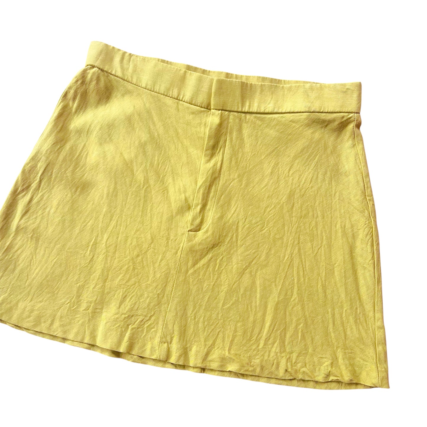 Miniskirt amarillo mostaza