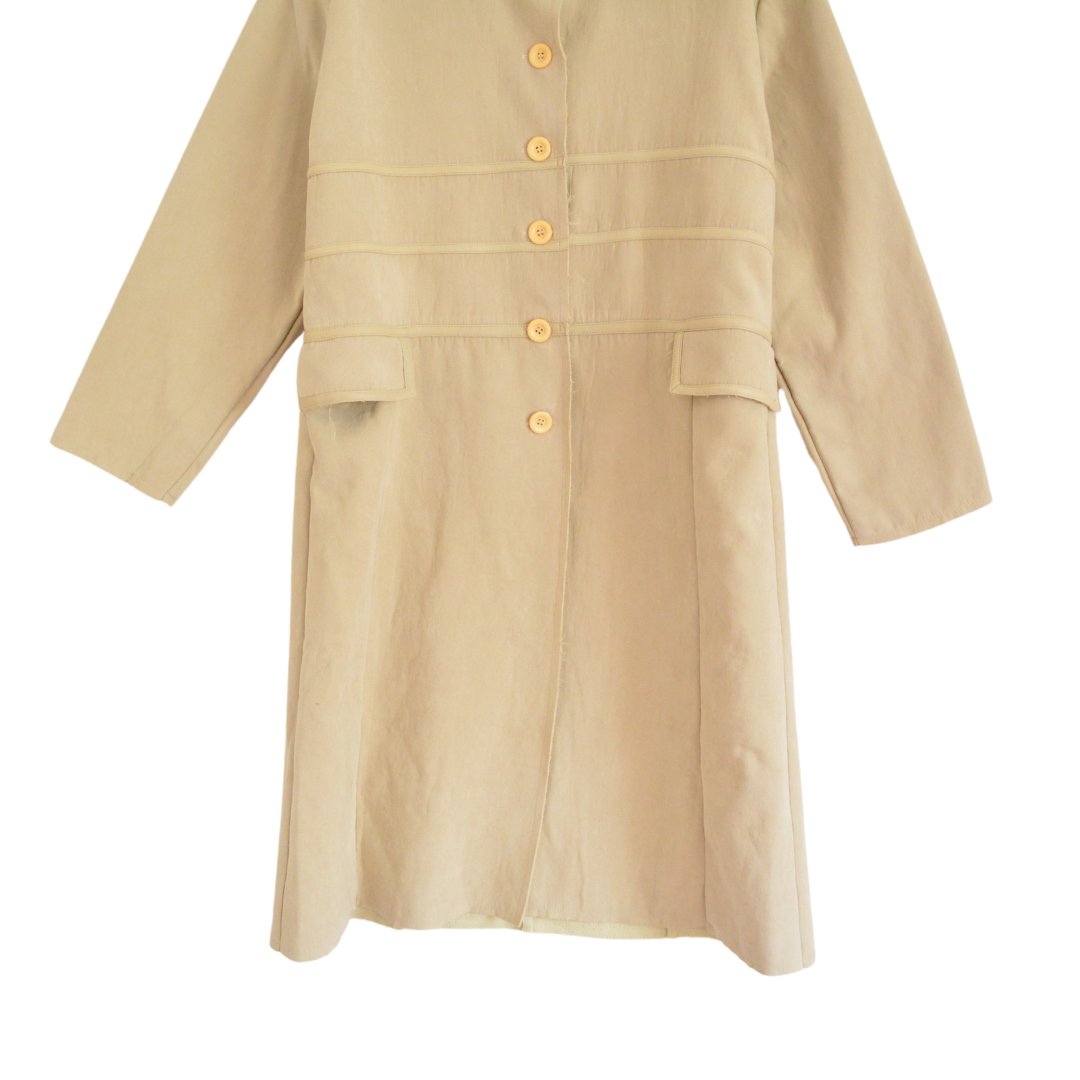 Abrigo largo 90s beige