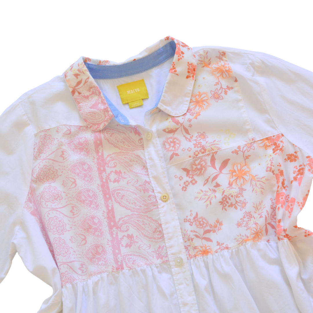 Vestido camisa con bolsas