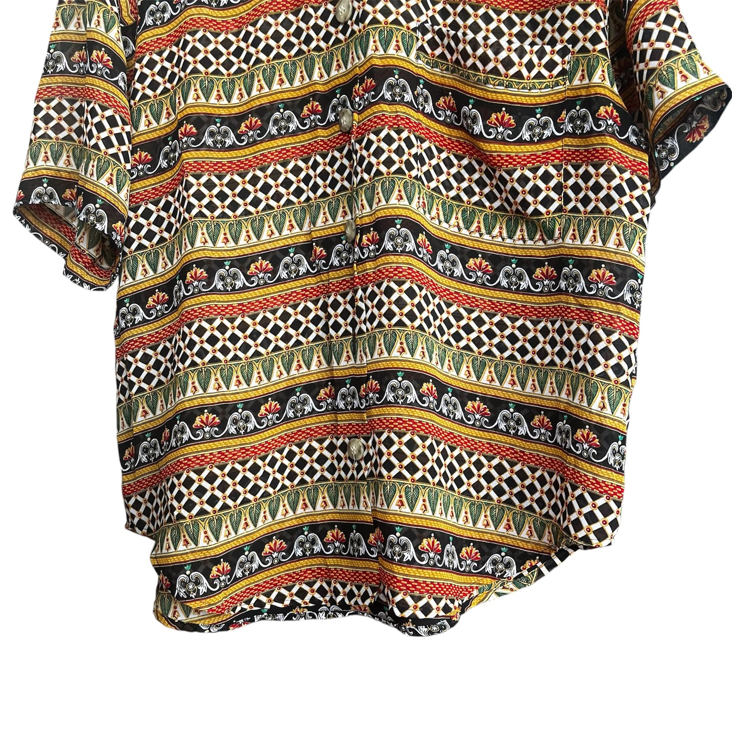 Blusa print geométrico