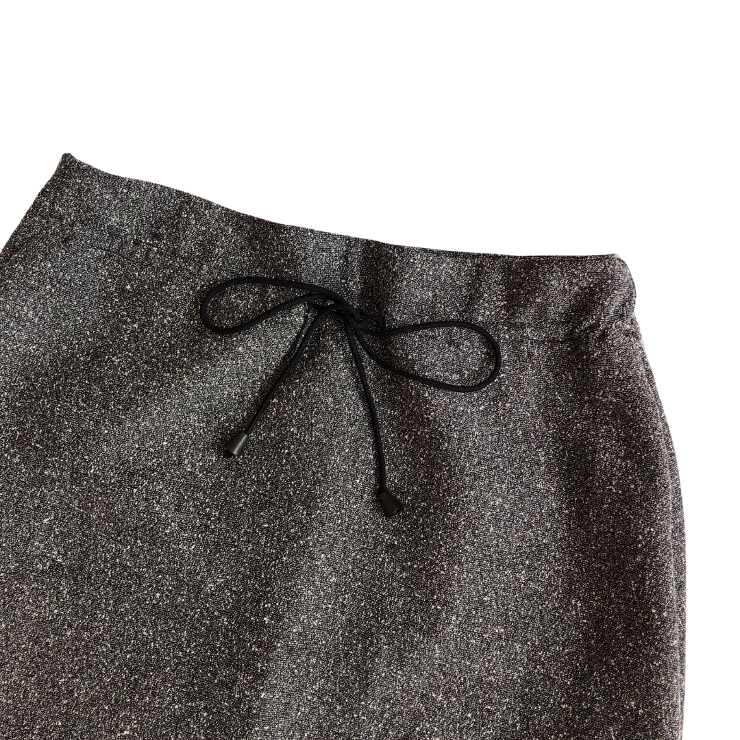 Mini falda gris oxford
