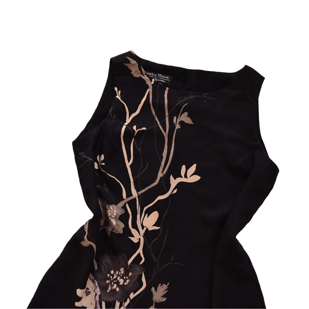 Blusa con gráfico de flores