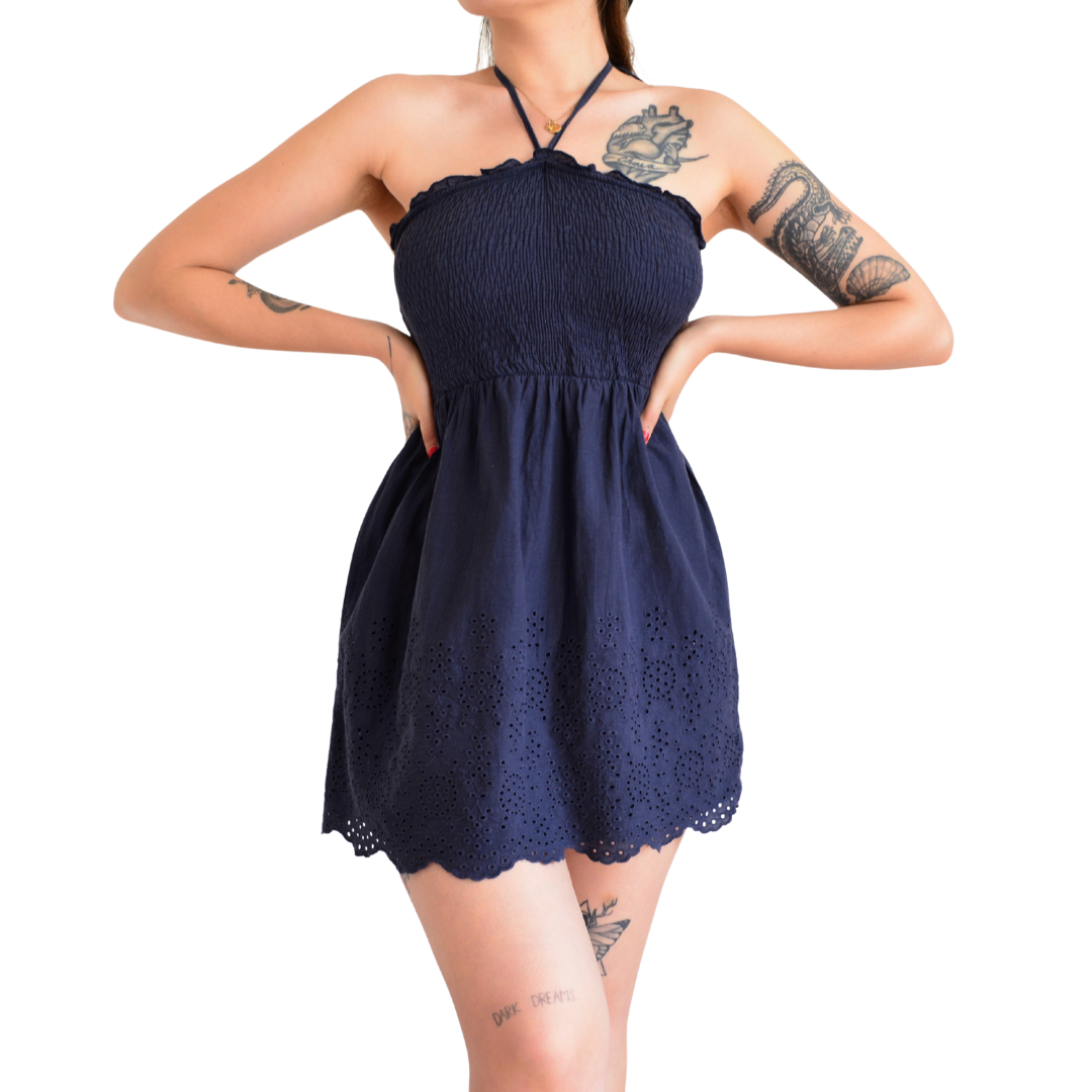Vestido azul navy