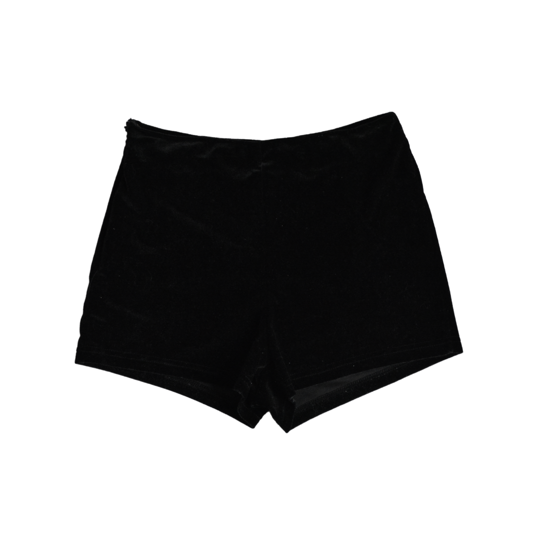 Short negro de terciopelo