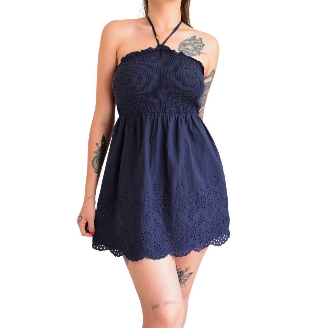 Vestido azul navy