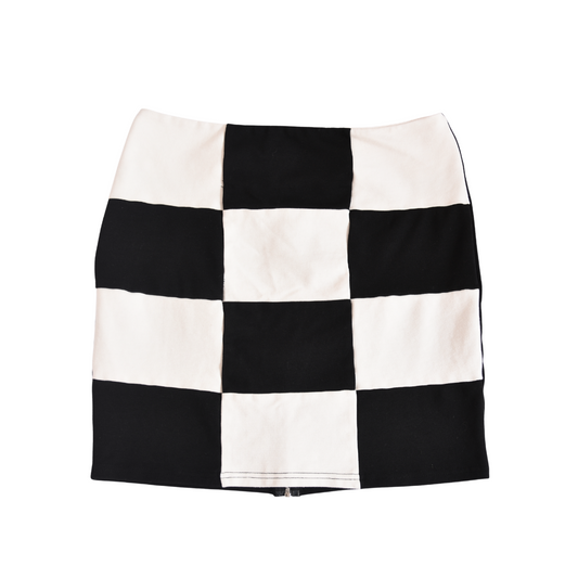 Falda con bloques B&W