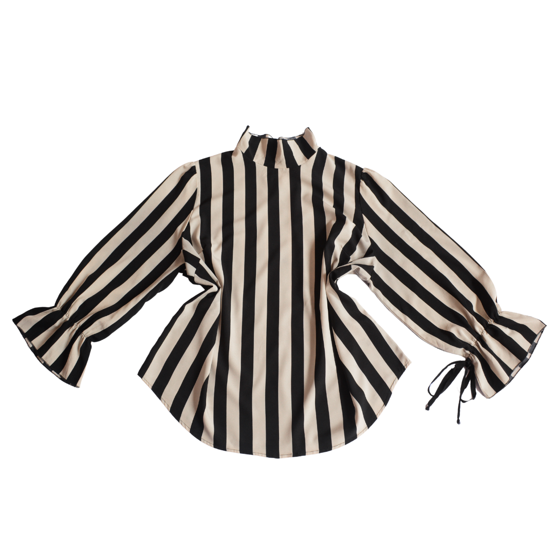 Blusa vintage de rayas