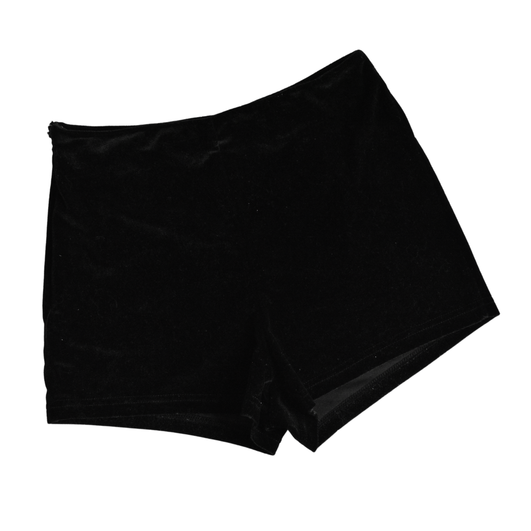 Short negro de terciopelo