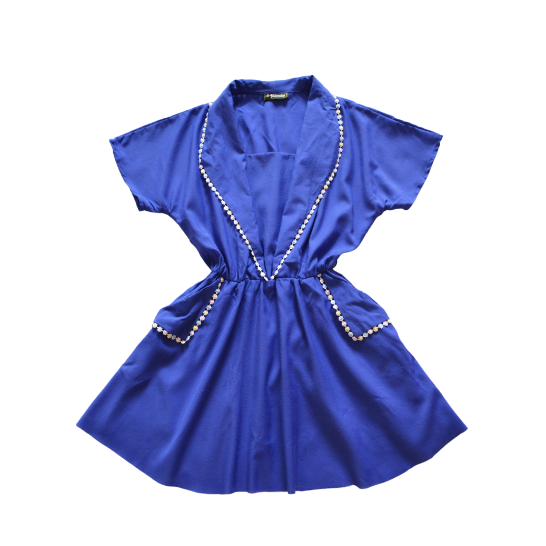 Vestido vintage con bolsas