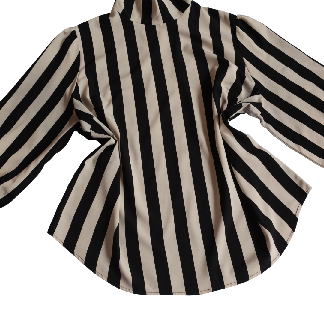 Blusa vintage de rayas