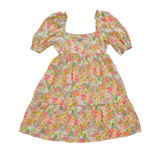 Vestido de flores con bolsas