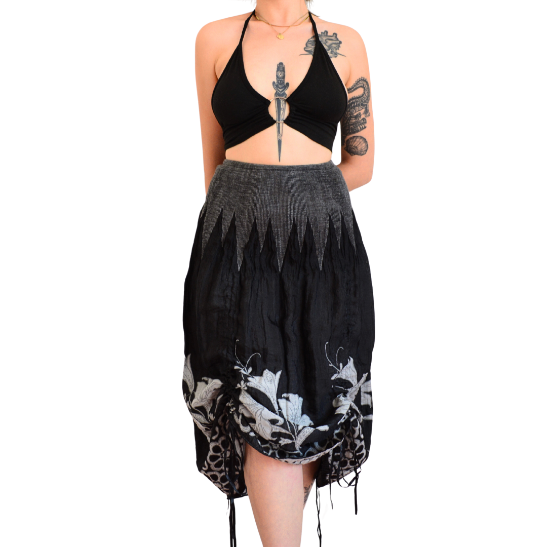 Vestido con tiras ajustables