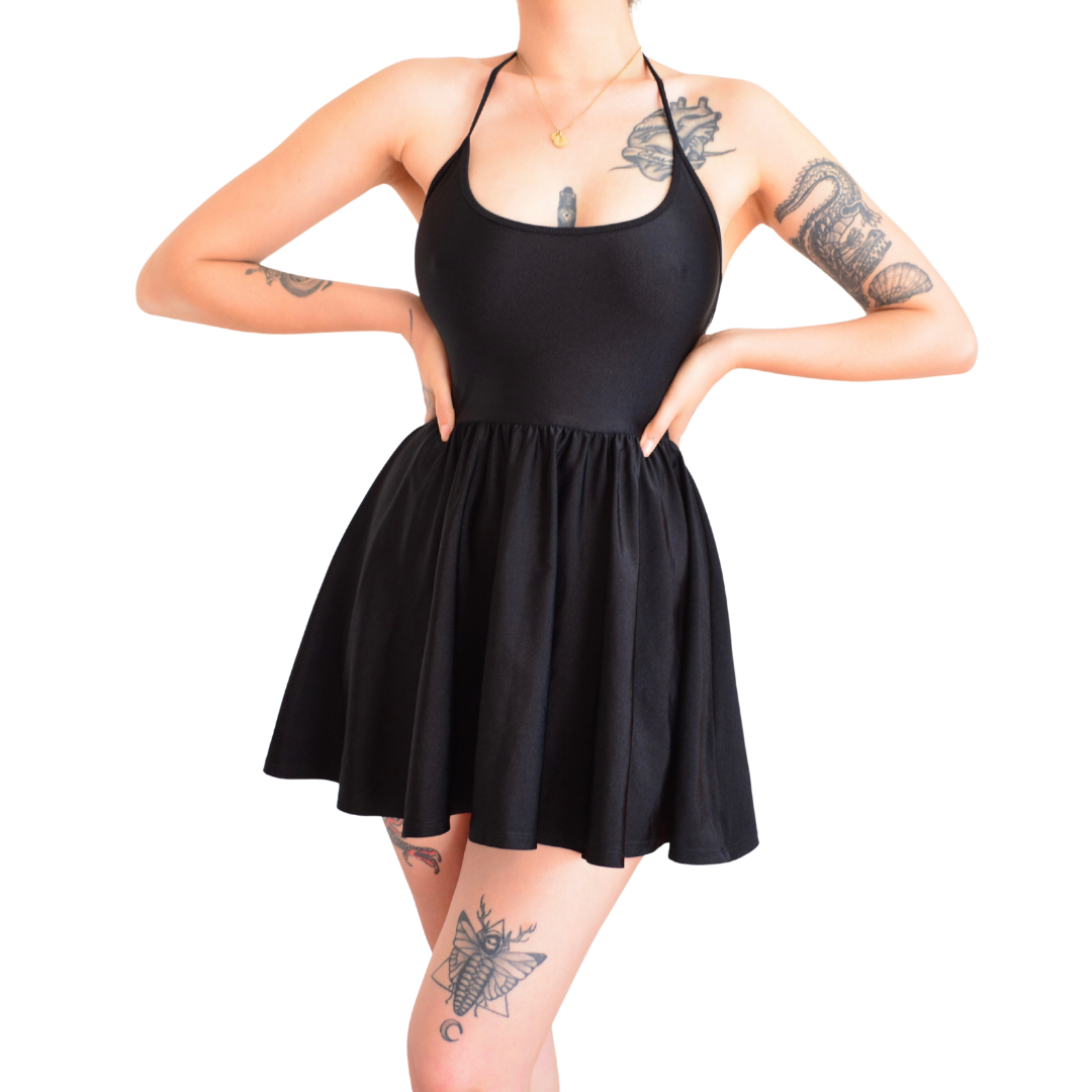 Vestido negro American Apparel