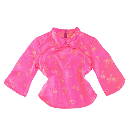 Blusa rosa oriental