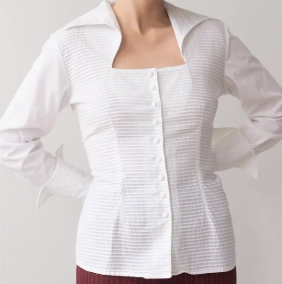 Blusa Rayure Paris 90s