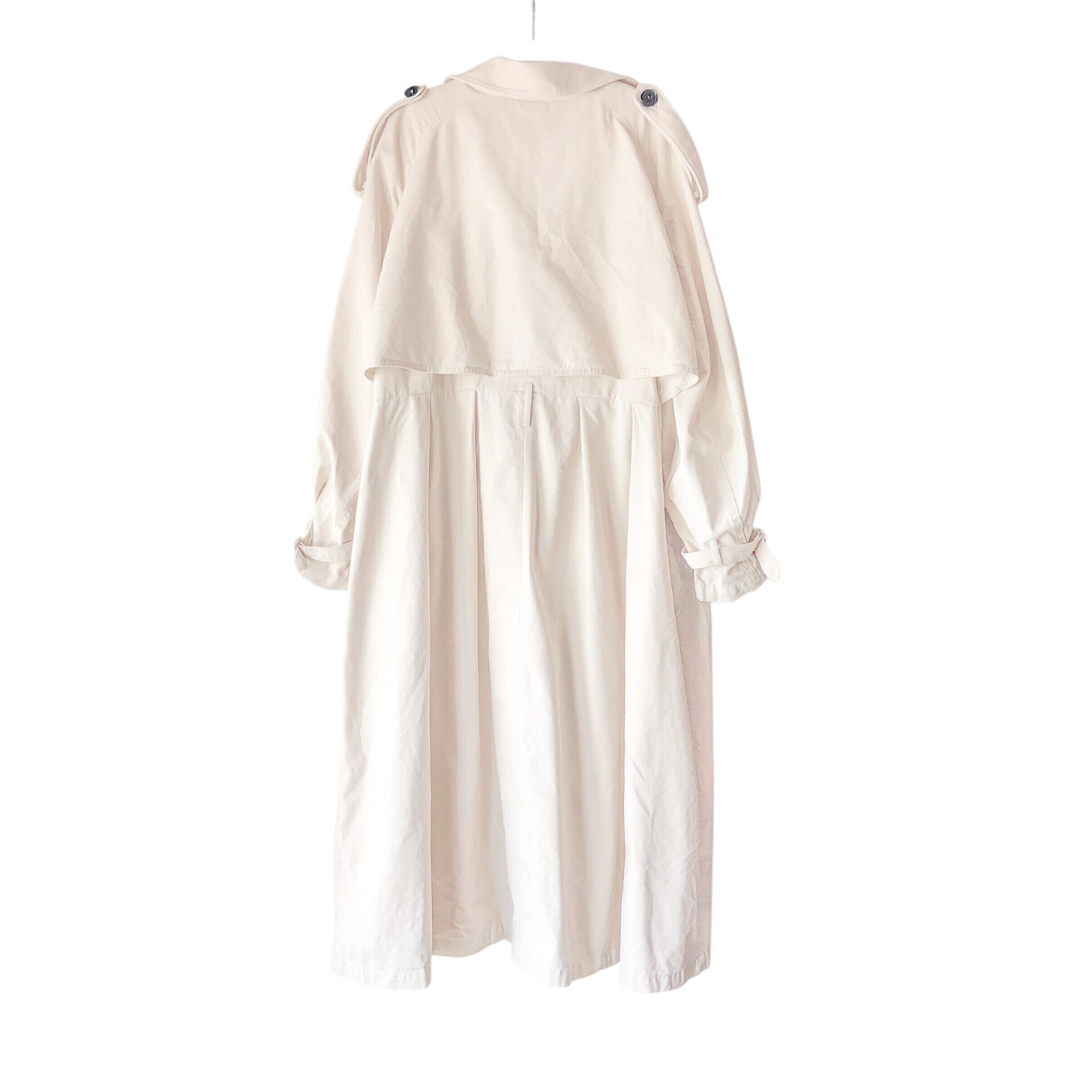 Gabardina beige larga