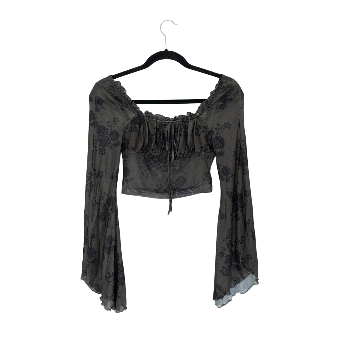 Top mesh verde olivo