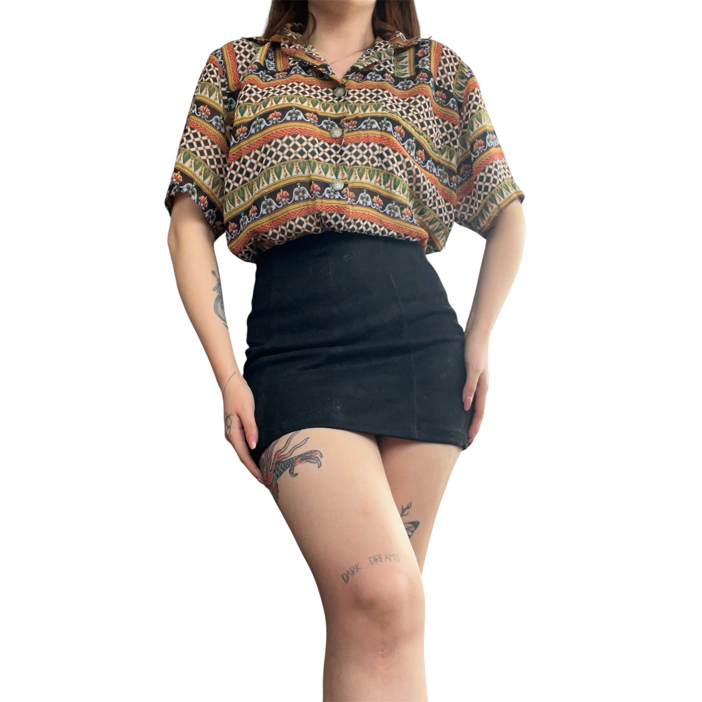 Blusa print geométrico