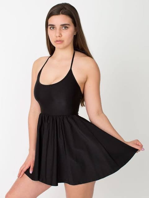 Vestido negro American Apparel