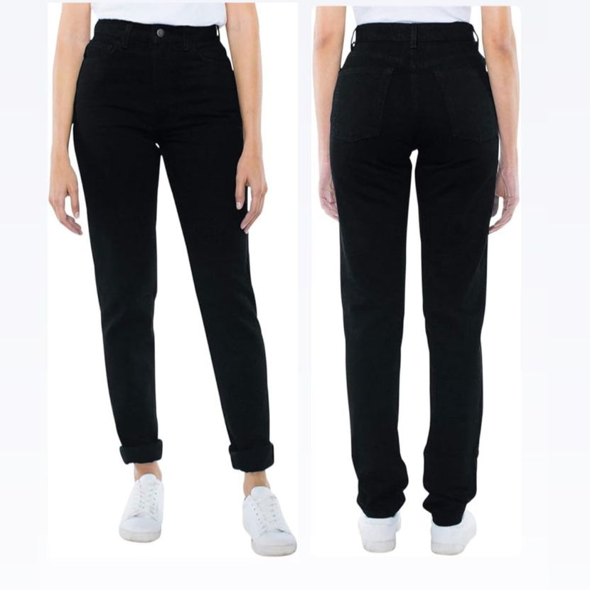 Momjeans negros American Apparel
