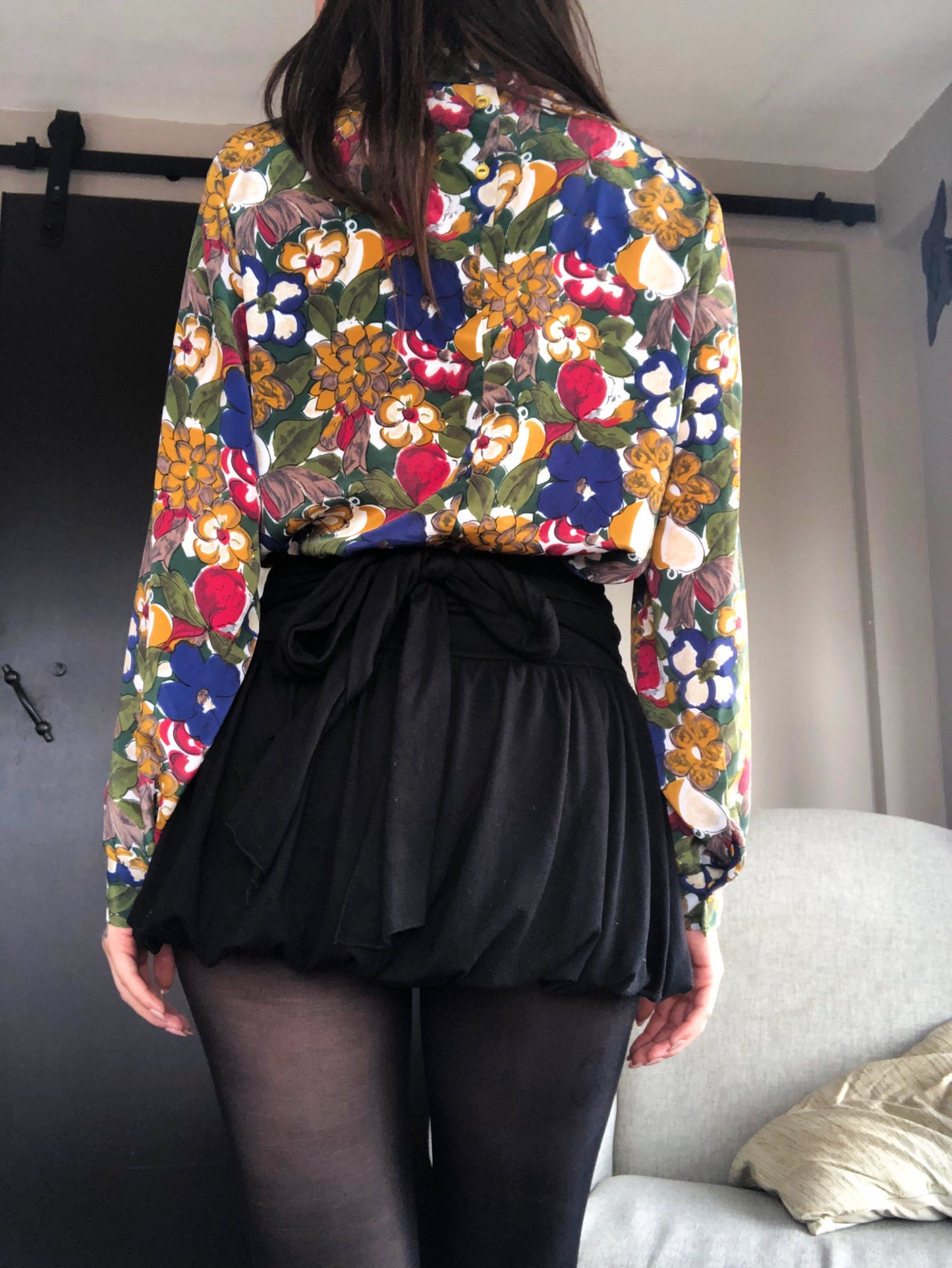 Blusa vintage 90s floral