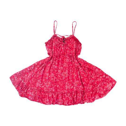 Vestido floral rosa