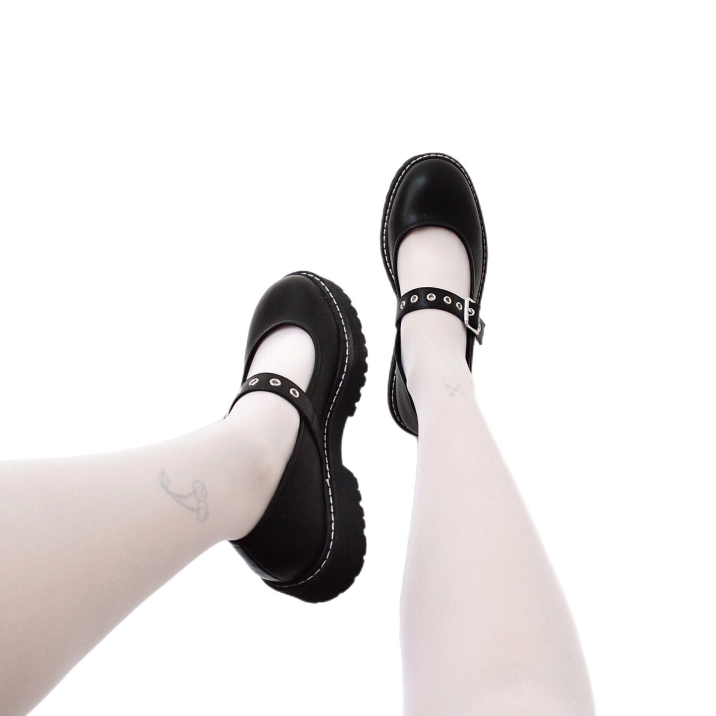 Zapatos Mary Jane negros