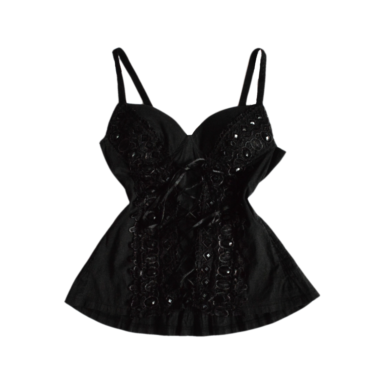 Blusa corset negro