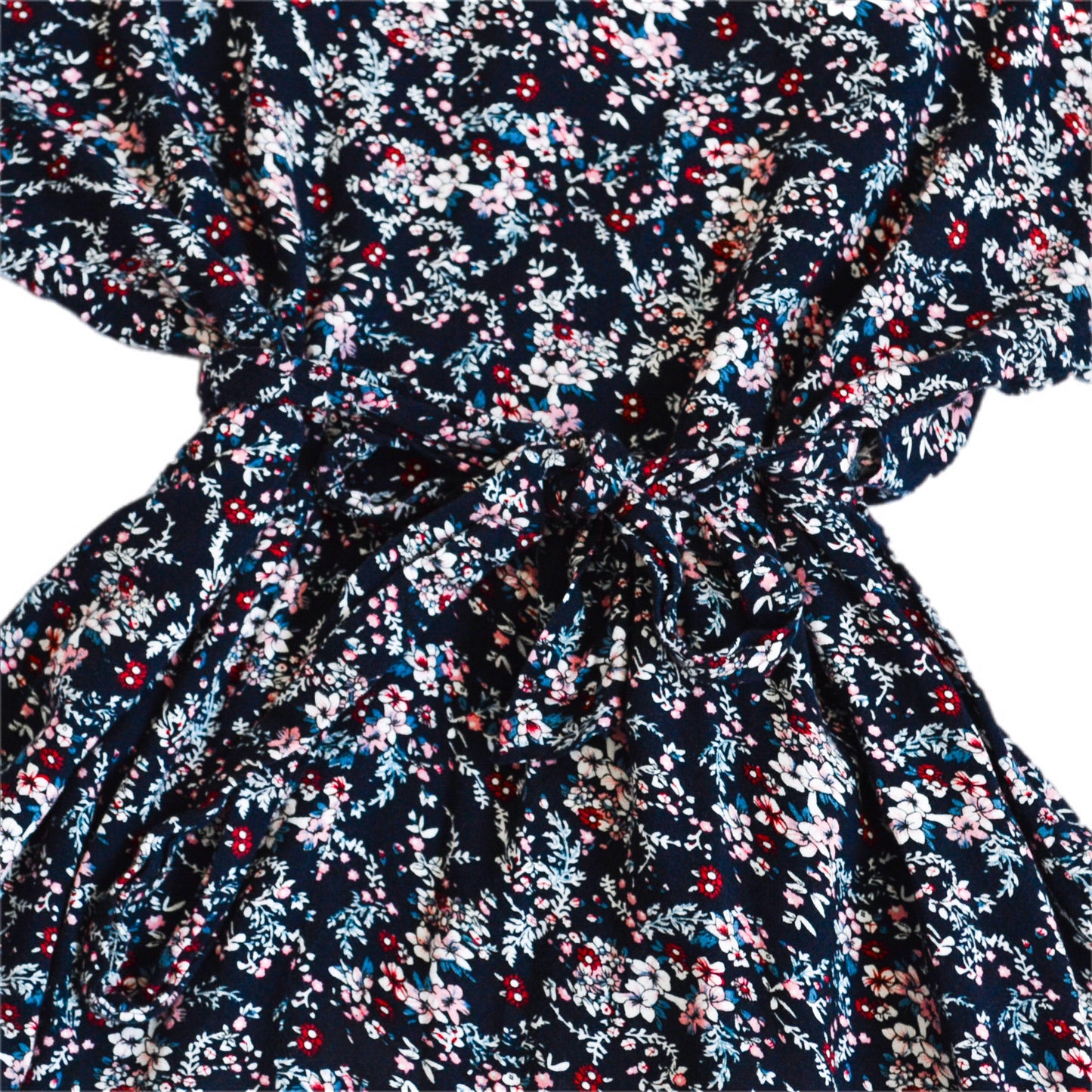 Vestido floral wrapp