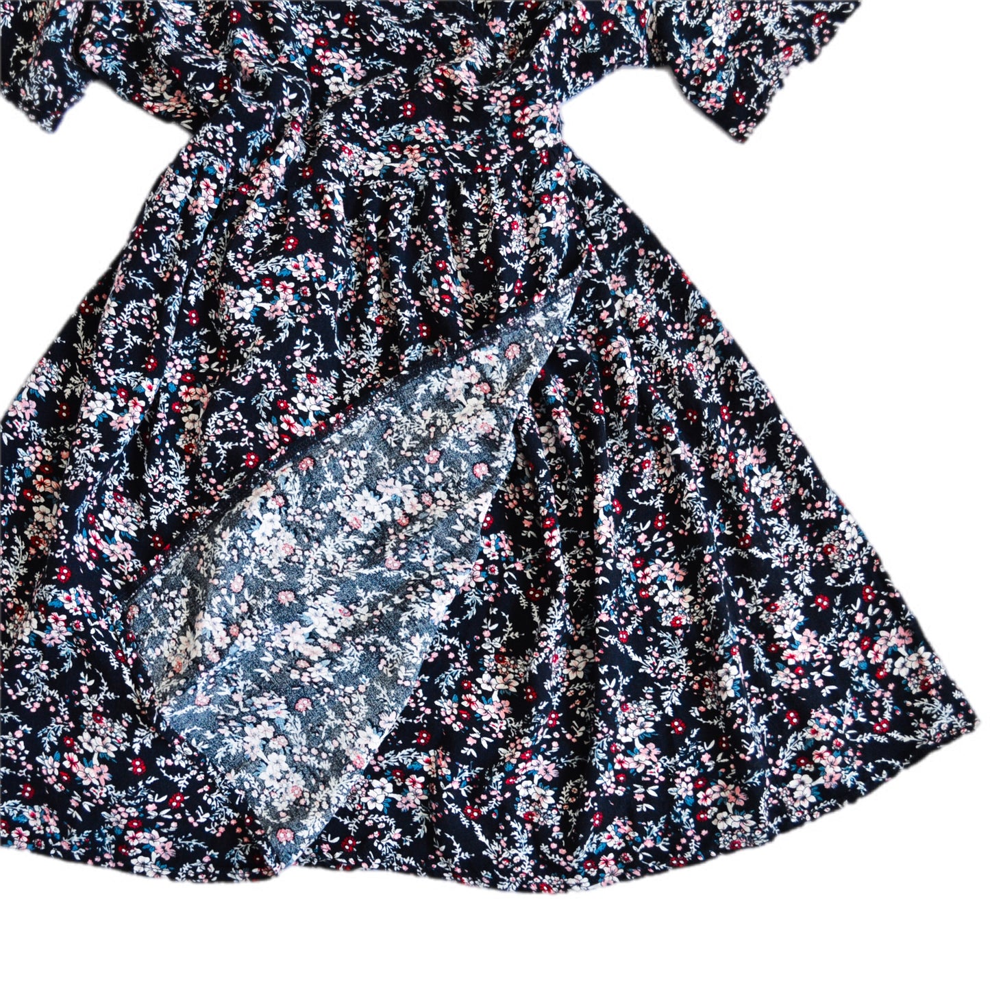 Vestido floral wrapp