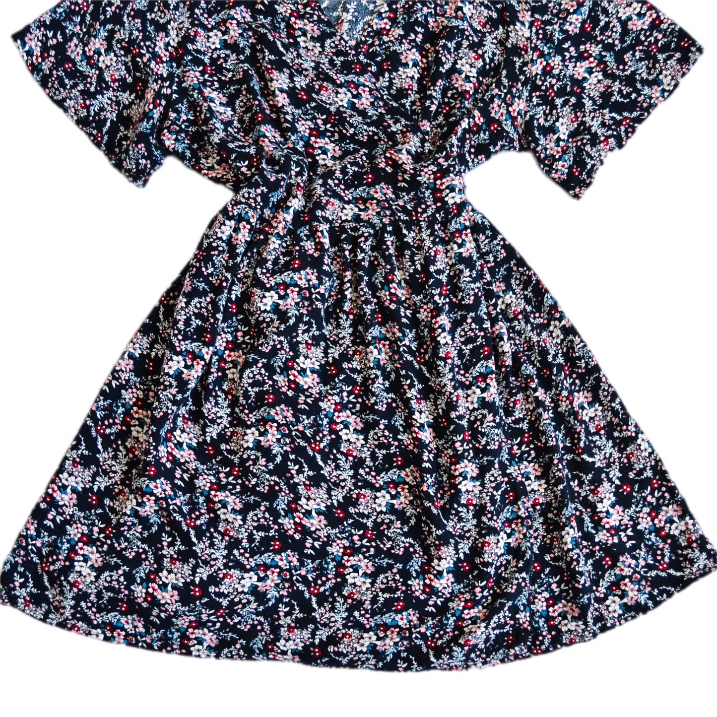 Vestido floral wrapp