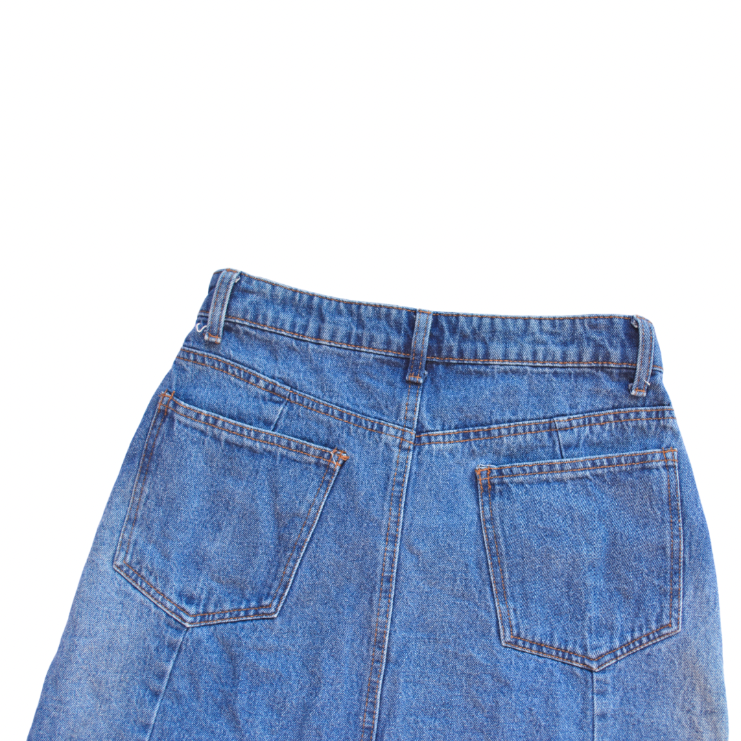 Minifalda denim